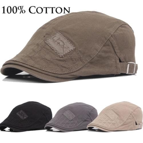 Thefound 2019 New Cotton Gatsby Cap Men Ivy Hat Golf Driving Summer Flat Cabbie Newsboy Caps