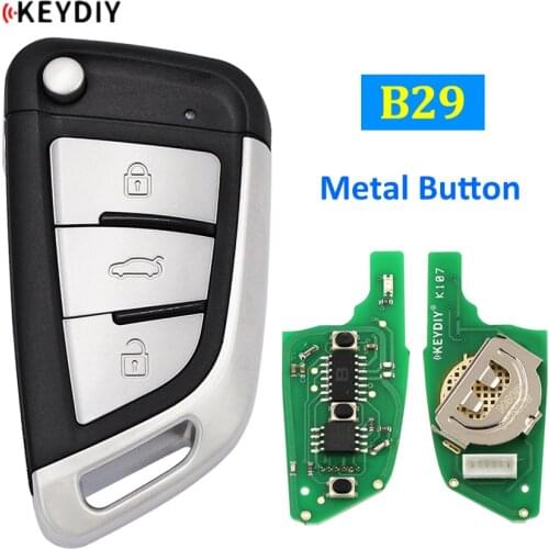 KEYDIY B29 KD Remote Universal B29 Metal Button Remote Control KD Key Remote Car Key for KD-X2 KD900 KD900+ URG200 Mini KD