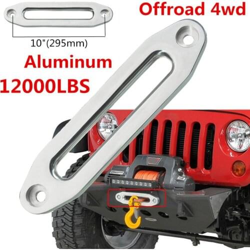 12000 lbs winch wire rope guide silver horse aluminum guide cablefor Off Road 4WD