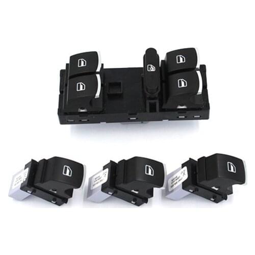 OEM Chrome Master Window Glass Lifter Side Window Switch Regulator for VW Passat CC B7 Tiguan Golf 6 MK6 JETTA Touran