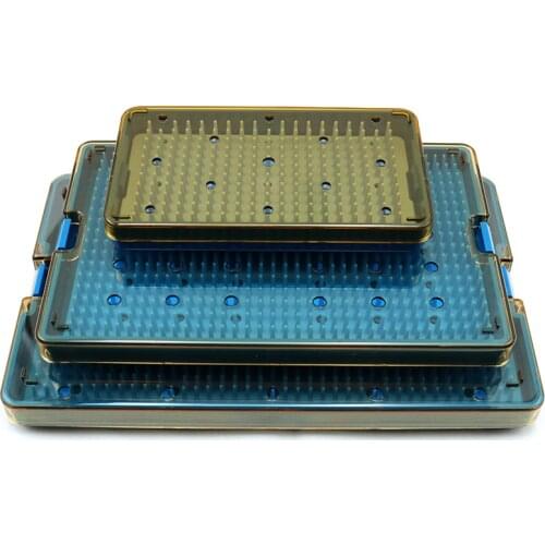 Silicone sterilizing box high temperature and high pressure instrument sterilizing box microsurgical instrument tool