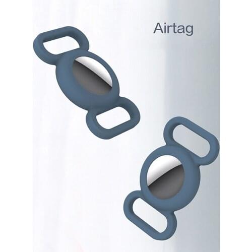 Pet Silicone Protective Tracker Case For Apple Airtag GPS Finder Dog Cat Collar Loop Pet Accessories Pet Products