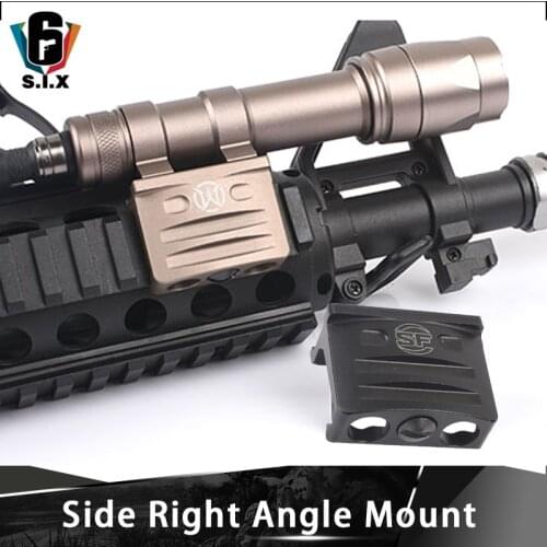 Tactical Airsoft Surfir RM45 Off Set Mount For Weapon M300 M600 M300V M600V M600B M600DF Light Mount For 20mm Picatinny Rail