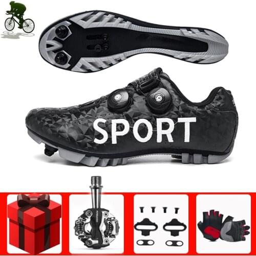 Sapatilha Ciclismo Mtb Bike Cycling Shoes Unisex SPD Non-slip Mountain Bike Sports Women Outdoor Training Chaussure Homme