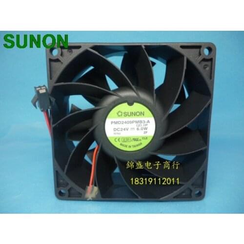 For Sunon PMD2409PMB3-A 90mm 9238 9CM DC 24V 6.0W inverter cooling fan