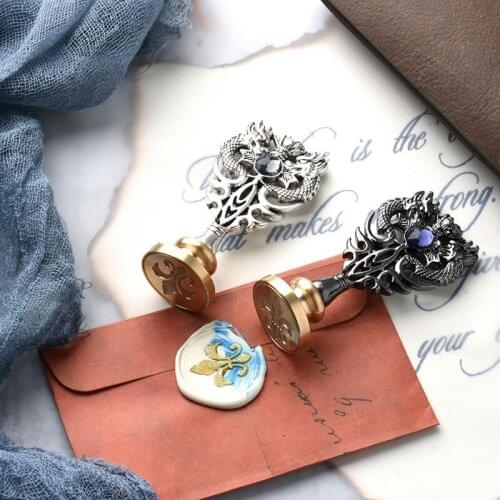 Wax Seal Stamp Kit Cute Bee with Queen Insect Metal Dragon Handle Gift Wine Package Wedding Invitations Seal Stamp