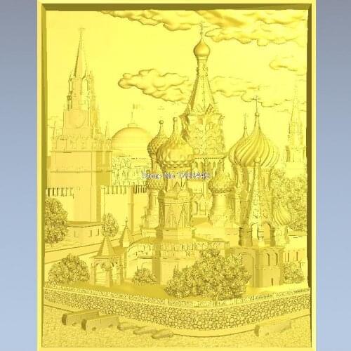 High quality New 3D model for cnc 3D carved figure sculpture machine in STL file Pokrovskiy_sobor_2