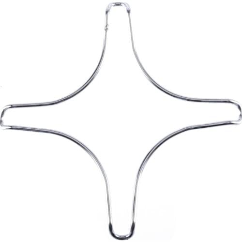 1pc Chrome Pot Trivet Stand Plated Metal Stove Top Milk Coffee Maker Pot Trivet Stands Gas Cooker Stand for Home Kitchen Tool