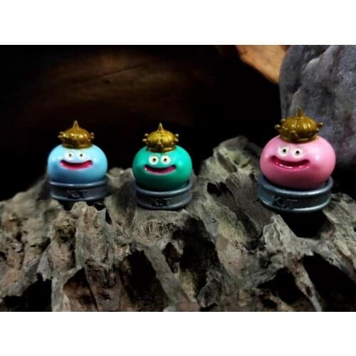 1Pc Handmade keycap for King Slime Resin keycap personality design cartoon axis mechanical keyboard