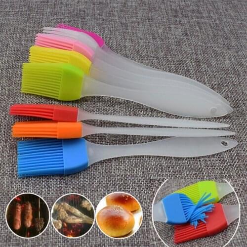 2PCS 20CM Pastry Brushes-BBQ cake oil brush for barbecue grill heat resistant Silicone Basting Brushes for cooking kitchen brush