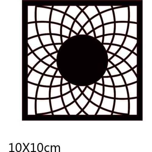 100*100mm CARD TEMPLATE New Metal Cutting Dies for decor card DIY Scrapbooking stencil Paper Album template Dies