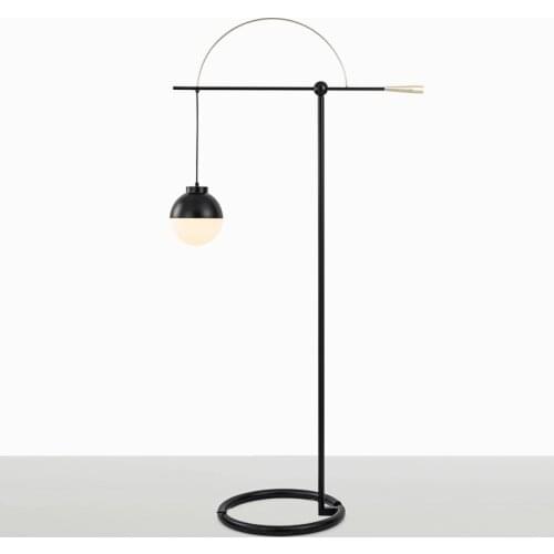 Nordic Floor Lamp Modern Iron Glass Floor Lamps For Living Room Bedroom Study Decoration Light Home E27 Table Lamp Standing Lamp