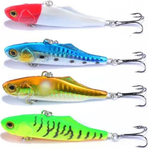3D Eyes Anti-Corrosion Freshwater Plastic Fishing Bait Artificial VIB Wobblers 7cm/24g High Quality Fishing Lure Hard Bait