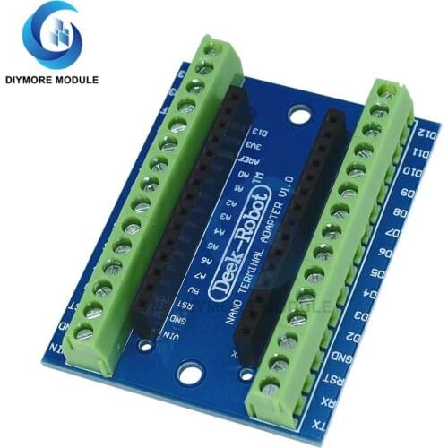 NANO V3.0 Standard Terminal Adapter Expansion Board For Arduino Nano V3.0 AVR ATMEGA328P ATMEGA328P-AU Microcontroller Module