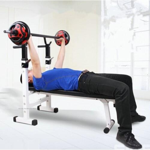 Adjustable Benches Folding Weight Table, Multifunctional Bench Press Folding Squat Rack Home Fitness Equipment Benches