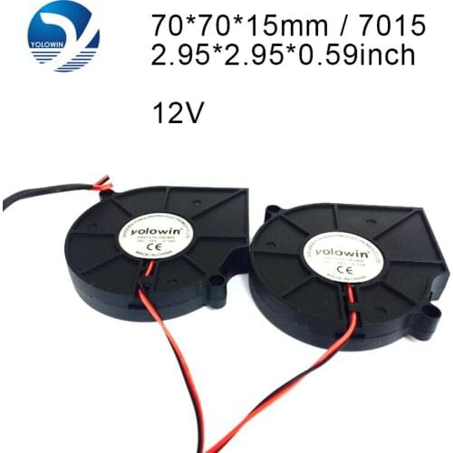 1 Pair PC Blower Cooling Fan for Computer 75*75*15mm 12V PC Radiator Computer Blower Cooler Fan Two Ball Bearing Heatsink