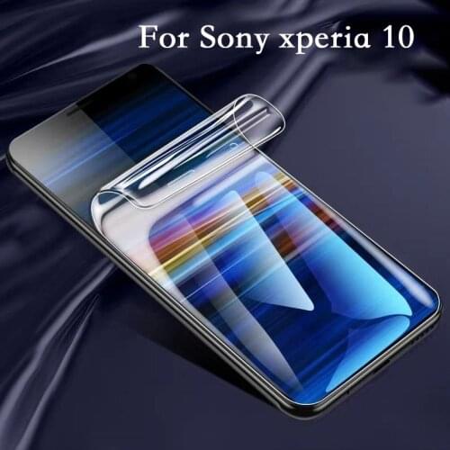3D Curved Screen Film For Sony Xperia 10 plus Screen Protector Full Cover Nano Hydrogel Film Not Tempered Glass