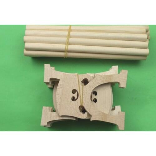 10 pcs new high quality student cello bridges + 10 pcs sound post 4/4 full size