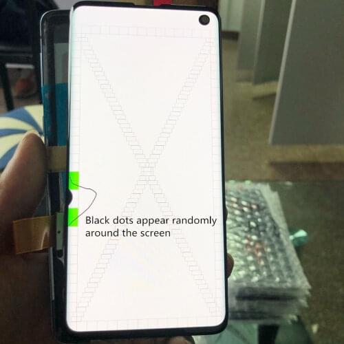 6.1" Original For SAMSUNG GALAXY S10 G973 SM-G9730 G973F With Frame a spot LCD Display Touch Screen Digitizer Assembly