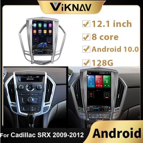 Touch Screen Android10 car Radio For Cadillac SRX 2009 2010 2011 2012 Car Multimedia Player GPS Audio Stereo receiver Head unit