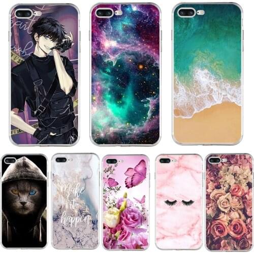 Case For iphone 7 8 plus silicon Case soft tpu Cover Phone Funda iphone 7 8 plus phone back Case protective coque