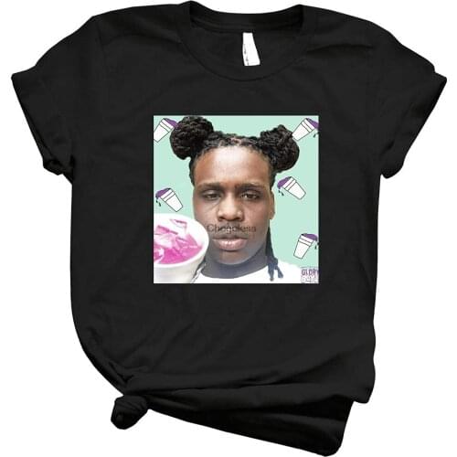 Chief Keef Lean Cups Sosa Purple Sizzurp Syrup Fashion Graphic T Shirts For Women Funny GraphicShirts Tee For Boys
