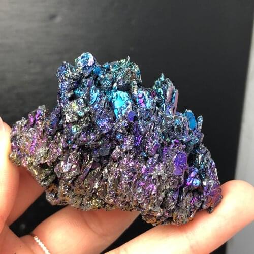Hot!!!Beautiful Aura Quartz Crystal Titanium Bismuth Silicon Cluster Rainbows Natural Stones and Minerals