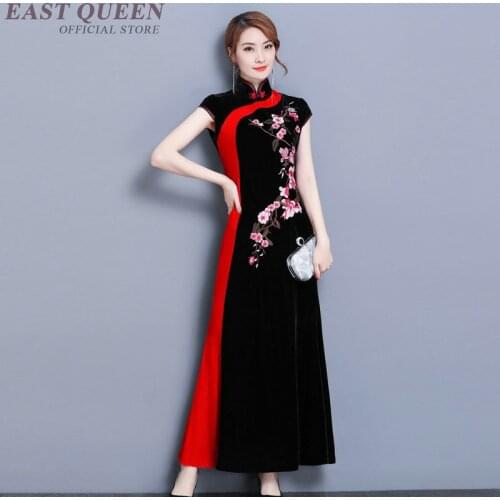 Qipao Chinese dress cheongsam orienal dress China traditional Chinese clothing for women sexy modern chinese dress AA4108