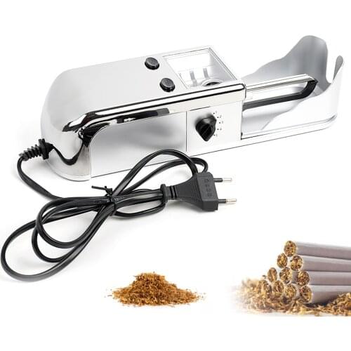 DIY Electric Tobacco Roller Machine Automatic Cigarette Rolling Machine Smoking Tool Tobacco Joint Roller Cigarette Device