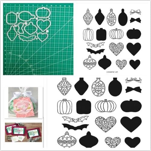 TURNOVERS Metal Cutting Dies and Stamps for Scrapbook Christmas DIY Stencil Album Make Template Model New Stamps and Dies 2021