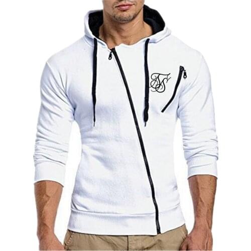 SikSilk 2021 Latest Casual Sports Hooded Mens Sweater Hoodie Mens Long-Sleeved Jacket Zipper Track Field Sportswear +5