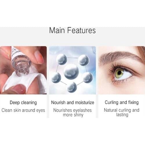 Eyelash Eyebrow Extensions Perming Curler Kit Semi-Permanent for Salon