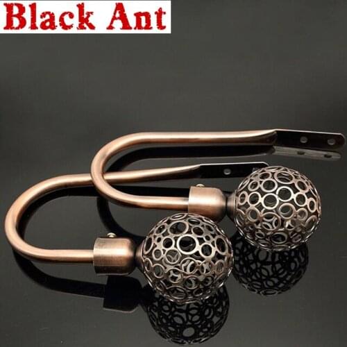 Wall Hooks for Curtain Luxury Europe Bronze Tieback Straps Buckle Hanging Curtain Accessories Ear Holder JD730#30