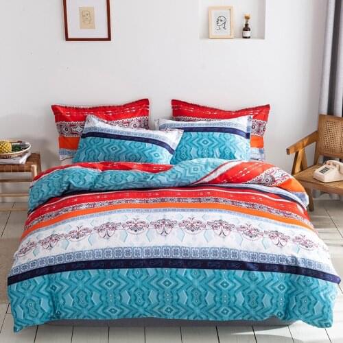 Hawaii Style 2021 New Colorful Romantic Fantasy Comforter Bedding Set Queen Twin Single Duvet Cover Set Pillowcase Home Luxury