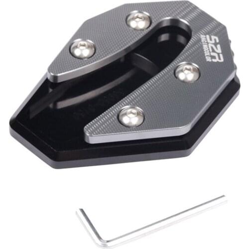 NEW-Motorcycle CNC Foot Side Stand Enlarge Extension Kickstand Pad Plate for Yamaha N-MAX 155 Nmax 155