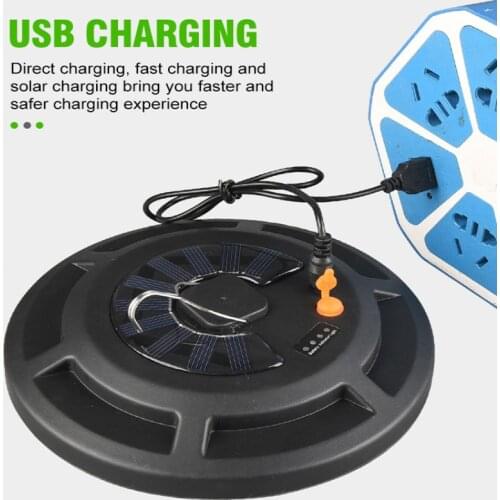 120W Rechargeable LED Bulb Lamp Remote Control Solar Charge Lantern Portable Emergency Night Market Light Outdoor Camping