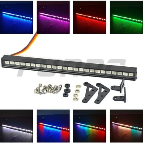 RC Car Parts 1/10 Remote Control Cars Crawler Bigfoot Modified Upgrades Top Row Light Lamp LED Strobe Dazzle Lights