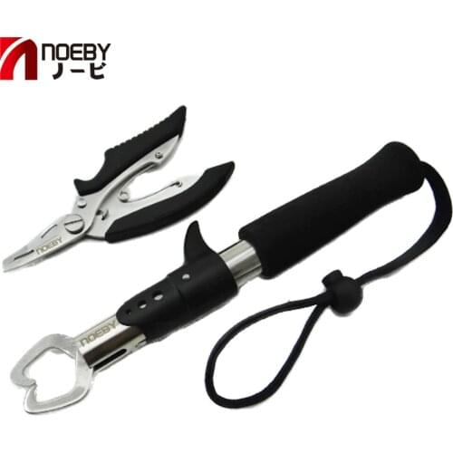 NOEBY Fishing Accessories Grip and Pliers Cutting Control Lure Multifunctional Hook Stainless Steel