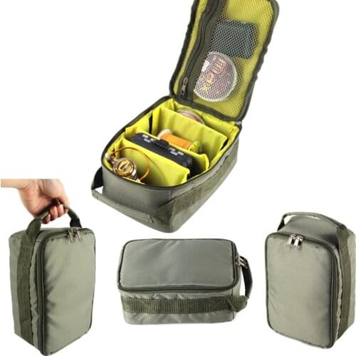 Oxford Fishing Tackle Bag Large capacity Portable Fishing Reel Lure Hook Gear Storage Handbag Outdoor Fishing Reel Case PJ154