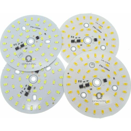 20pcs 24W 220v led lamp plate, dimmable super brightness aluminum light panel, white/warm white 5730 smd led pcb