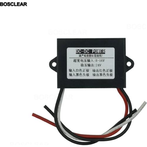 Waterproof DC/DC Converter 12V Liter 24V 2A Power Converter Battery 12V To 24V 2A Boost Module Car Booster Power Supply Module