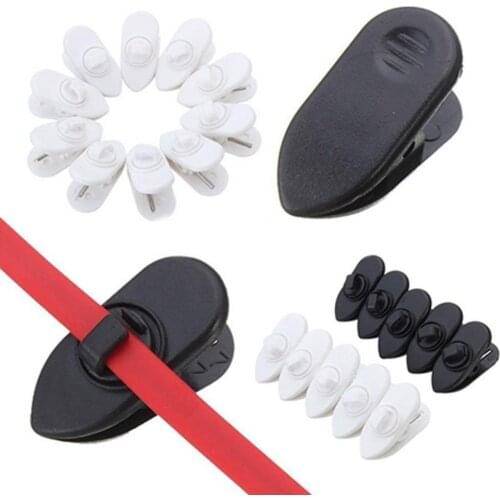10pcs/set Earphone Clip Earphone Cable Wire Collar Clip Nip Clamp Holder Mount Headphone Wire Clamp Holder Wire Lapel Clip