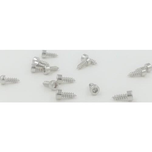 100pcs/Lot M2.6X8 Metric Thread 304 Stainless Steel Hex Socket Head Cap self tapping Screw Bolts