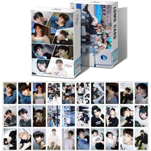 30Pcs/Set Kpop Stray Kids ASTRO Seventeen TXT Lomo Cards Self Made Photo Card for Fans Collection