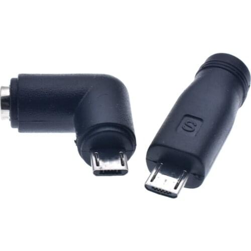 5.5*2.1 to Micro USB Jack Micro USB Converter 5Pin DC Power Charger Adapter Connector for Laptop/Tablet/Mobile Phone