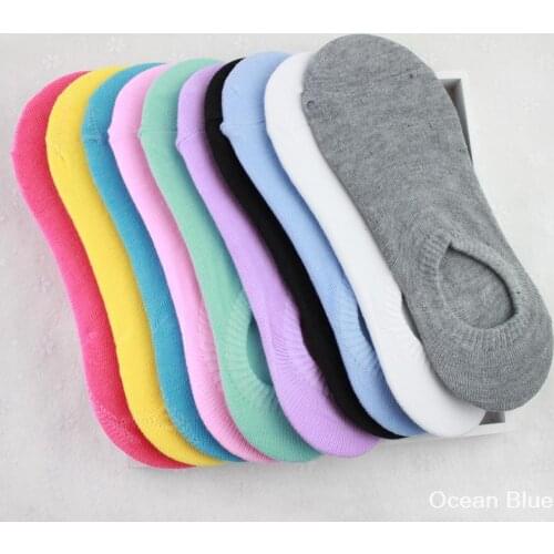 5 Pairs Hot Fashion Hot Sale Summer Cool Breathable Women Girls Colorful Boat Socks Quality Cotton Sock Slippers Good Quality