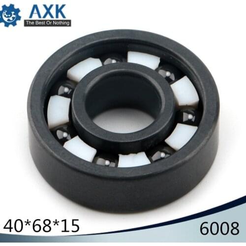 6008 Full Ceramic Bearing ( 1 PC ) 40*68*15 mm Si3N4 Material 6008CE All Silicon Nitride Ceramic Ball Bearings