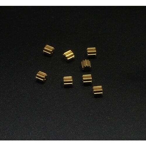8pcs RC drone motor engines Gear for SMRC S20 drone Rc Quadcopter Spare Parts Engines motors Metal Gear 10 tooths