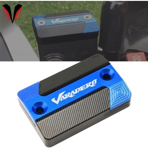 Motorcycle Accessories CNC Aluminum Front Brake Fluid Reservoir Cap Oil Cover for HONDA XL1000 V Varadero XL1000 2005-2013