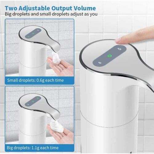 15Oz/450Ml Automatic Soap Dispenser Touchless Foaming Soap Dispenser - Rechargeable Waterproof Foam Soap Pump Dispenser